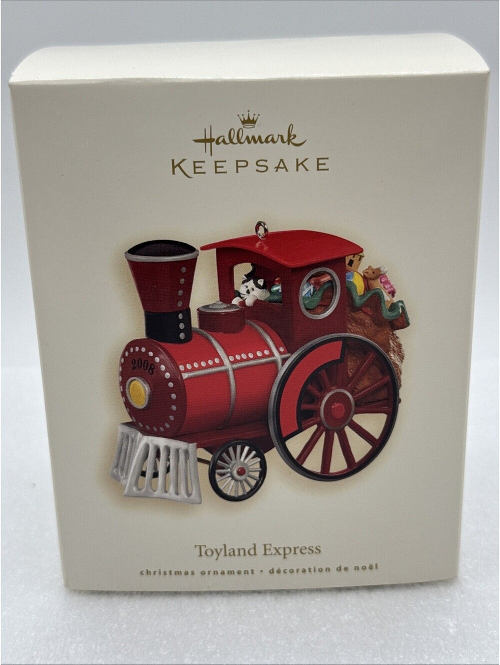 2008 Hallmark Toyland Express Train Christmas Ornament Kit E. Kat Candy NEW